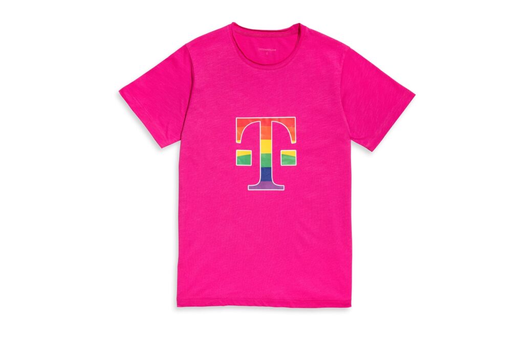 MEN’S T-SHIRT LOGO RAINBOW