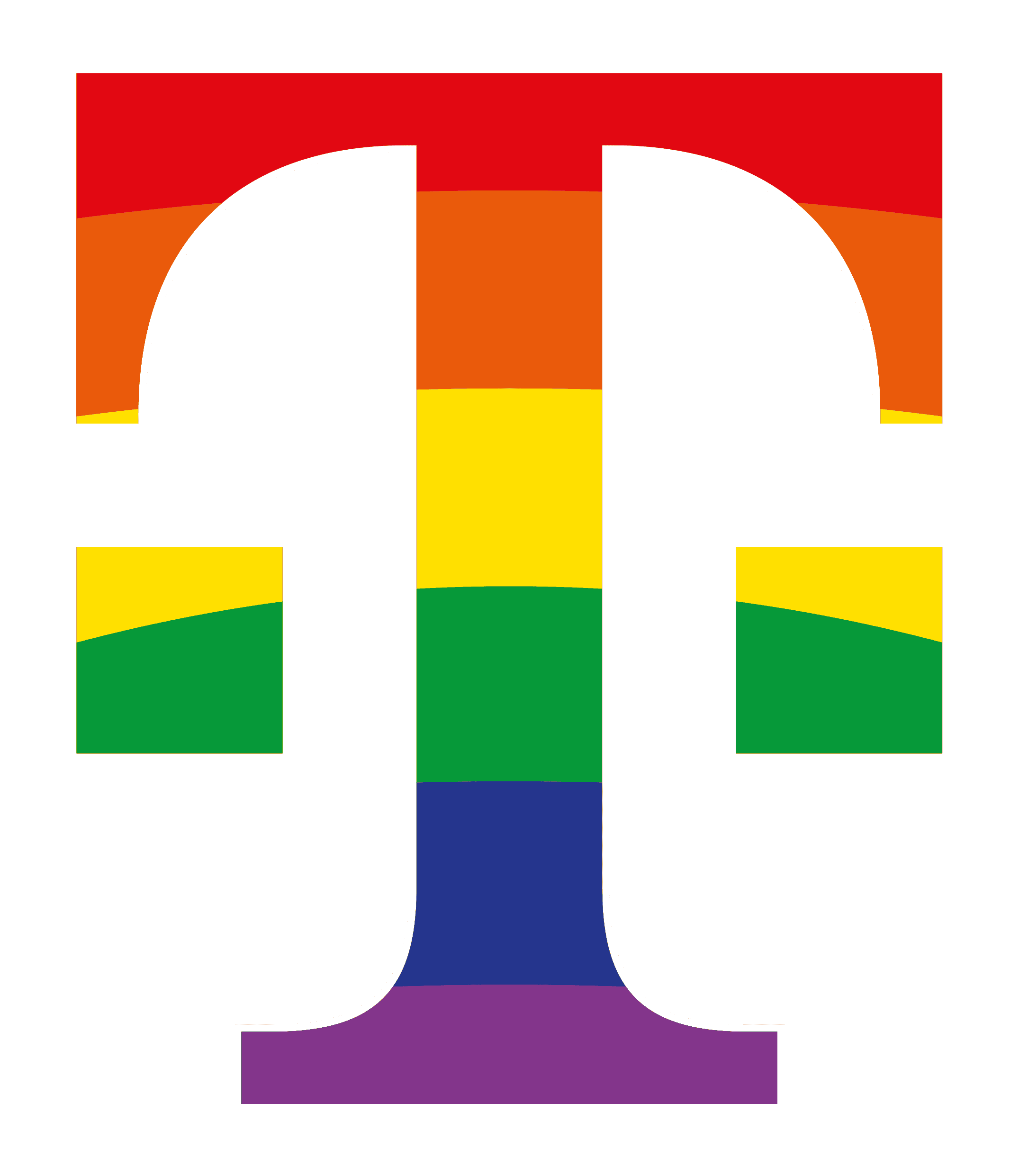 Pride T Logo freigestellt