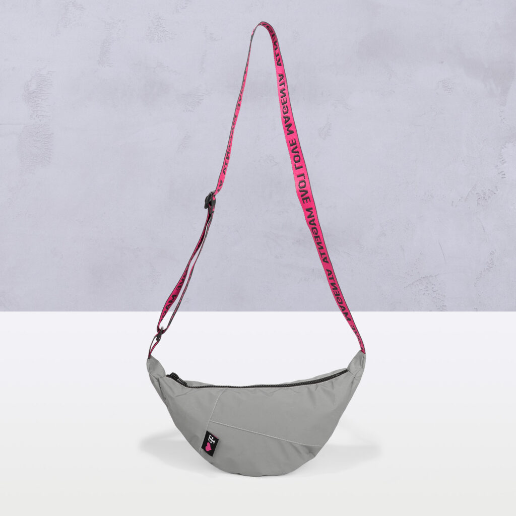 UPCYCLED SHOULDER BAG REFLECTIVE