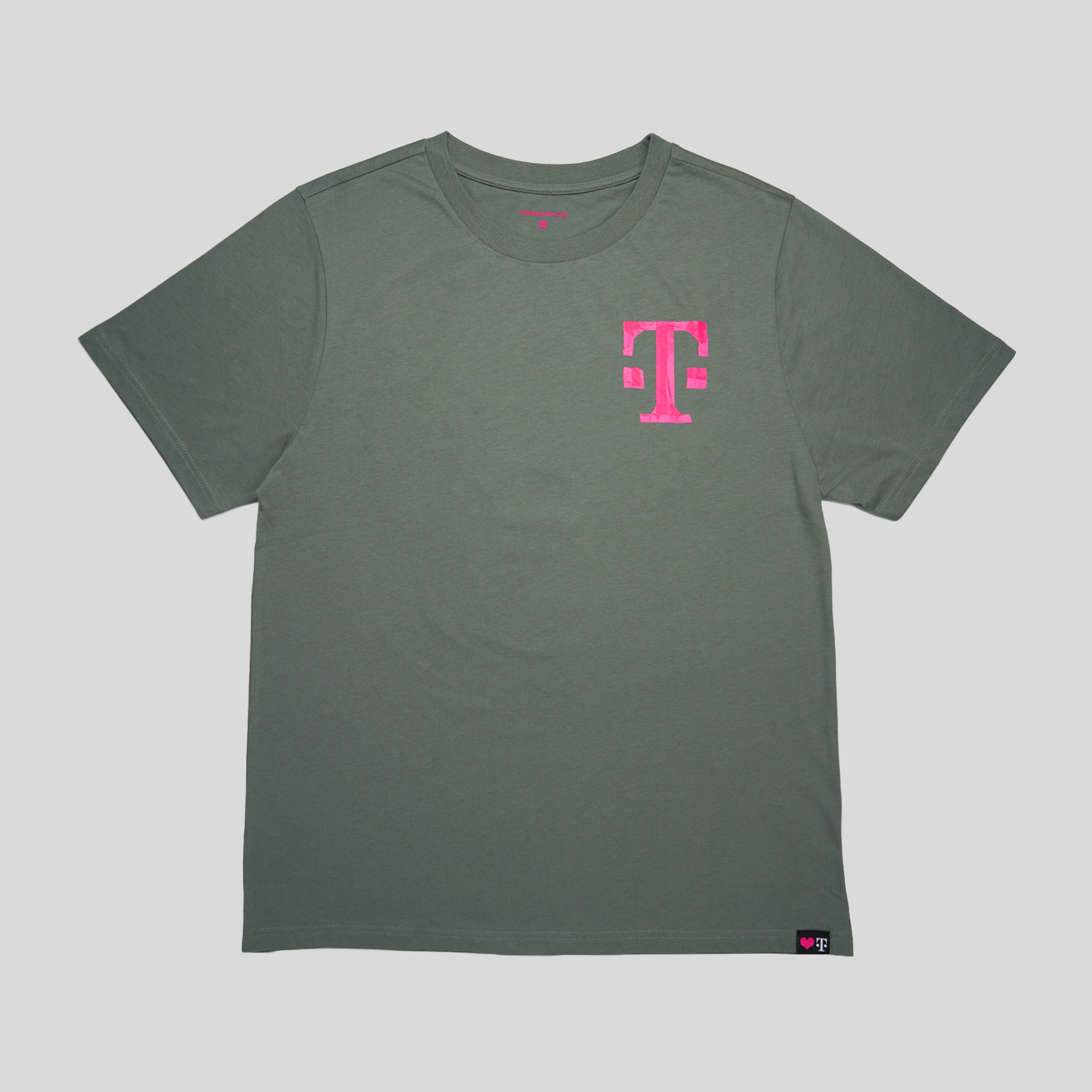 TAPE ART T-SHIRT in Grün von LOVE MAGENTA